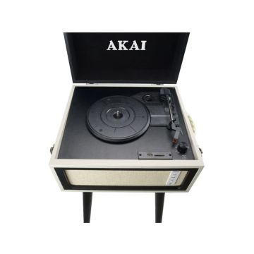 Pick-up Akai, USB, 38 x 21.5 x 35 cm, disc 7-12 inch, difuzoare incorporate, Bluetooth
