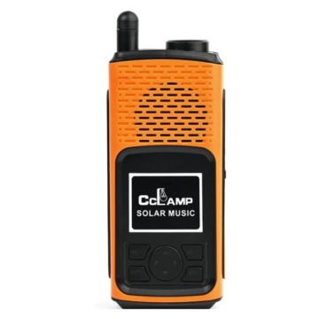 Radio cu incarcare solara si la priza cu bluetooth si lanterna CClamp