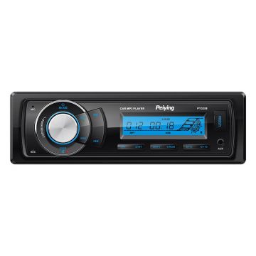 Radio MP3/USB/SD/MMC Peiying, 4 x 20 W, ecran LCD, 1DIN, accesorii incluse, Negru