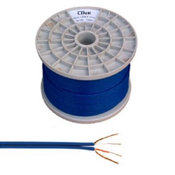 Rola cablu 2 x RCA, 3 mm, Albastru