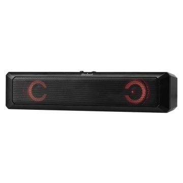 Soundbar Rebel, 2 x 3 W, 280 x 60 x 46 mm, 40 dB, USB