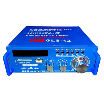 Statie audio GLS, 2 x 45 W, 4 Ohm, USB, conector SD card, functie Karaoke