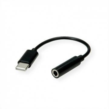 Adaptor audio USB-C la jack stereo 3.5mm T-M 13cm, Value 12.99.3214