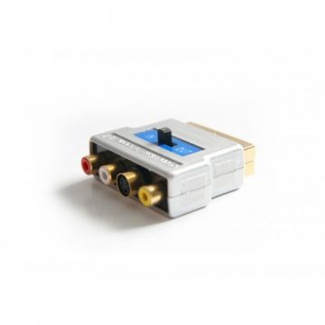 Adaptor GOLD Scart la 3 x RCA + S-video, KTCBLHE12029