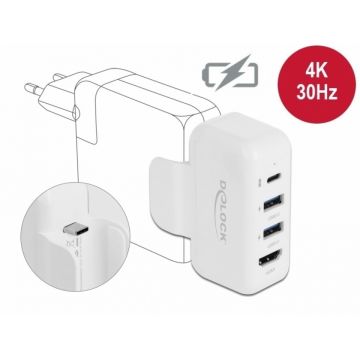 Adaptor pentru alimentator Apple cu PD si HDMI 4K, Delock 64080