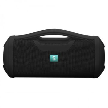 Boxa portabila Samus Apollo, Bluetooth, 16 W, Functie anti-soc, USB, AUX, Negru