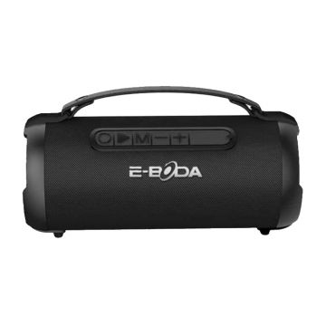 Boxa portabila The Vibe 210 E-Boda, 80 W, 1500 mAh, Bluetooth 5.0, Radio FM, raza actiune 10 m, Negru