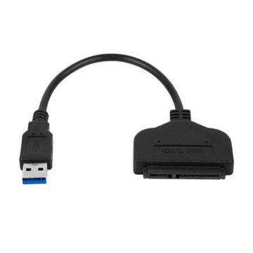 Cablu adaptor USB 3.0- SATA, Negru