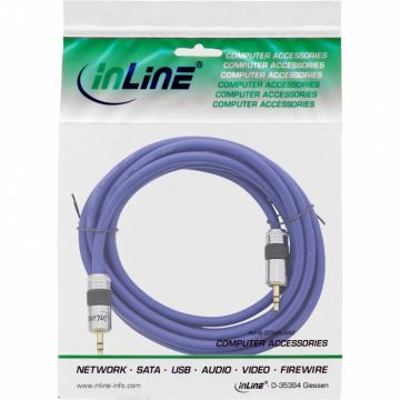Cablu audio Premium jack stereo 3.5mm T-T 15m, InLine IL99956P