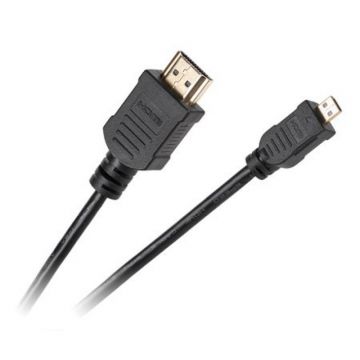 Cablu digital HDMI A - micro HDMI D, 1.8 m, Negru
