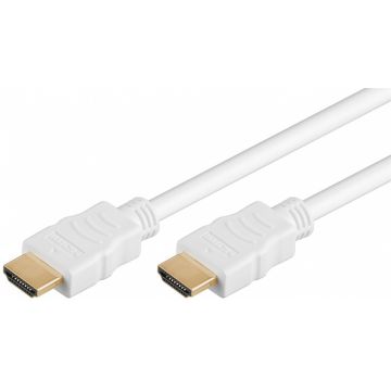 Cablu HDMI 4K30Hz T-T 10m Alb, Goobay G31896