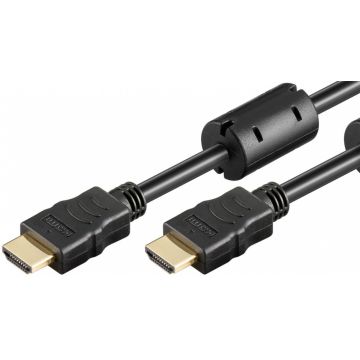 Cablu HDMI 4K30Hz T-T 10m Negru, Goobay 31911