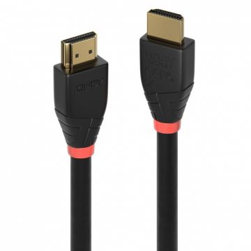 Cablu HDMI activ 4K60Hz 7.5m Negru, Lindy L41016