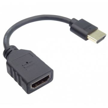 Cablu prelungitor HDMI 4K60Hz T-M 0.13m, kphdma-25