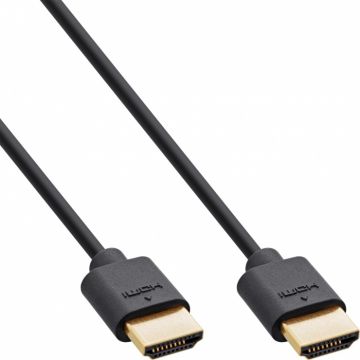 Cablu Slim Ultra High Speed HDMI 10K100Hz/8K120Hz T-T 0.3m, InLine IL17933S