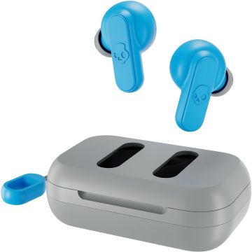 Casti Audio In Ear, Skullcandy, Dime 2 True wireless, Bluetooth, Light Grey Blue