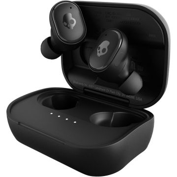 Casti Audio In-Ear Skullcandy Grind True wireless, Bluetooth, True Black Casti Audio In-Ear Skullcandy Grind True wireless, Bluetooth, True Black