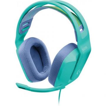 Casti Gaming Logitech G335, Multiplatforma, Jack 3.5mm (Verde)