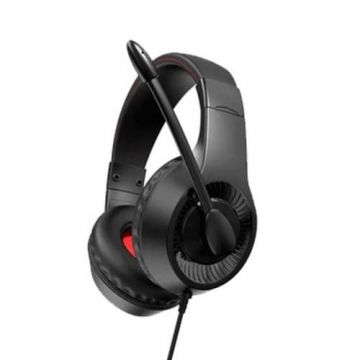 Casti Gaming Redragon Pelias, Microfon (Negru)