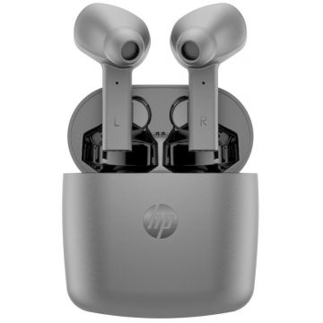 Casti True Wireless HP Earbuds G2, Bluetooth, Microfon, IPX4, Noise cancelling (Negru)