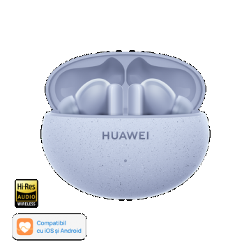 Casti True Wireless Huawei FreeBuds 5i, Bluetooth, ANC, Microfon Dual (Albastru)