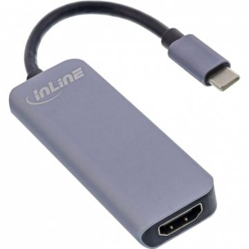 Docking station USB 3.2-C la HDMI 4K30Hz/2 x USB-A + PD 87W, InLine IL33271H