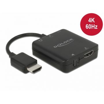 Extractor audio HDMI 4K60Hz cu HDR, Delock 63333