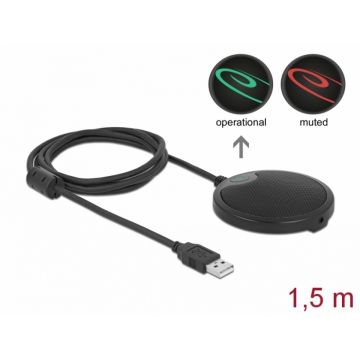 Microfon omnidirectional pentru conferinte, Delock 20672