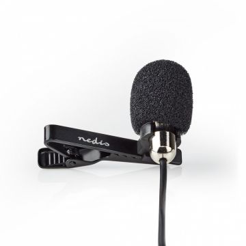 Microfon tip lavaliera, Nedis MICCJ105BK