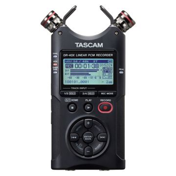 Reportofon digital profesional Tascam DR-40X, 4 canale, AB/XY, 128GB, 18 ore