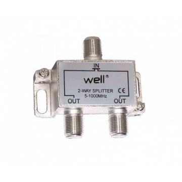 Splitter CATV coaxial (antena tv) 2 porturi 1000 MHz, SPLT-FC/2-WL